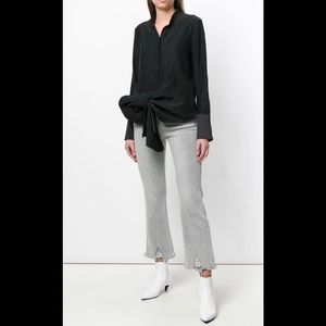 NWOT Current/Elliot The Kick Crop Distressed Jean